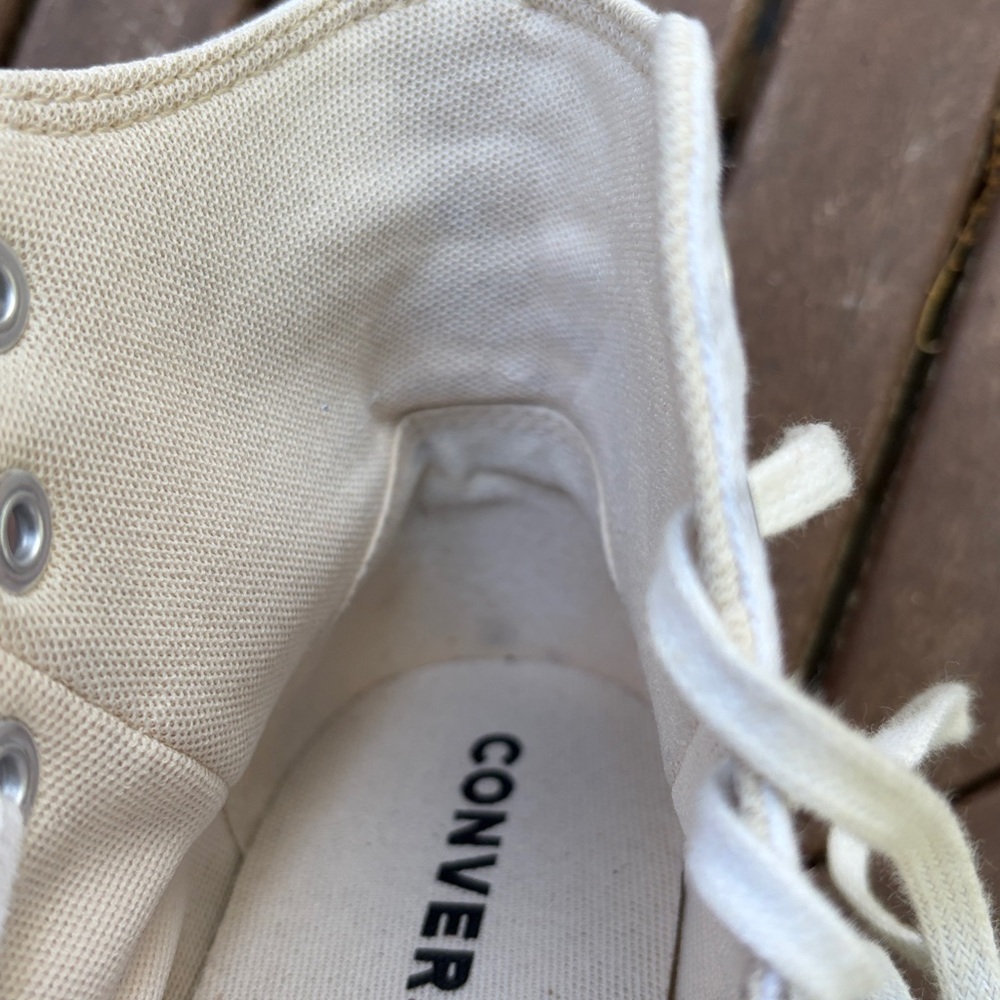 Converse White High-Top Sneakers - Picture 7 of 10